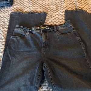 INC International Concepts Indigo Flare Jeans , 30 in inseam